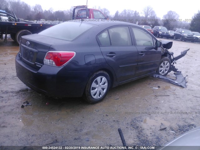 JF1GJAA62CH030214 - 2012 SUBARU IMPREZA GRAY photo 4