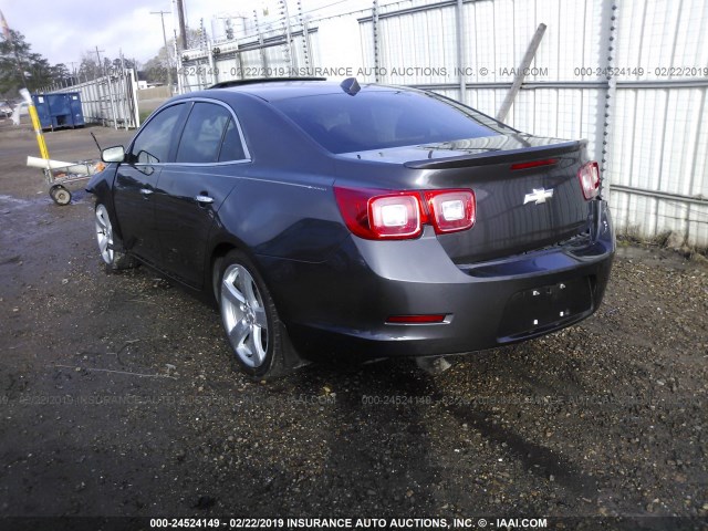 1G11J5SX7DF321926 - 2013 CHEVROLET MALIBU LTZ GRAY photo 3