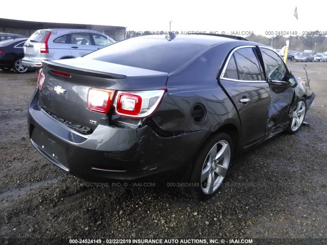 1G11J5SX7DF321926 - 2013 CHEVROLET MALIBU LTZ GRAY photo 4