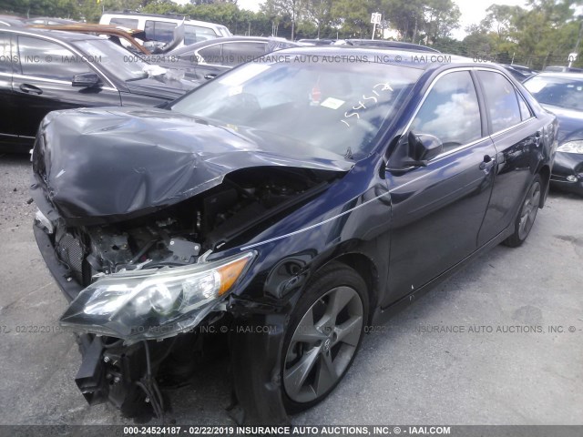 4T1BF1FK2CU191497 - 2012 TOYOTA CAMRY SE/LE/XLE 黑色 照片 2