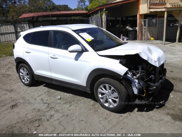 KM8J33A49KU846763 - 2019 HYUNDAI TUCSON LIMITED/SEL/SPORT/ULTIMAT WHITE photo 1