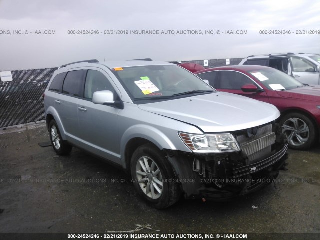 3C4PDCBG9ET192057 - 2014 DODGE JOURNEY SXT SILVER photo 1