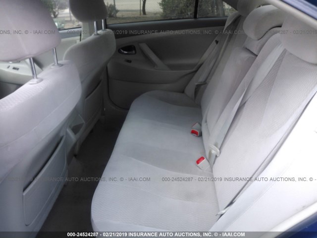 4T4BF3EK9AR012646 - 2010 TOYOTA CAMRY SE/LE/XLE 蓝色 照片 8
