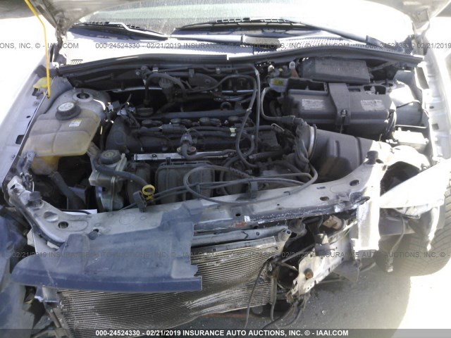 1FAFP34N17W304089 - 2007 FORD FOCUS ZX4/S/SE/SES SILVER photo 10