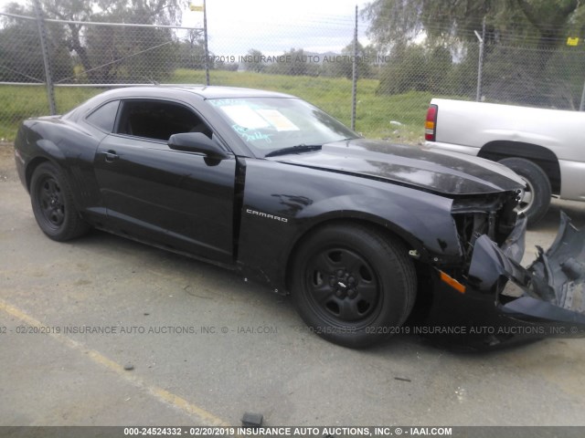 2G1FA1ED5B9201385 - 2011 CHEVROLET CAMARO LS BLACK photo 1