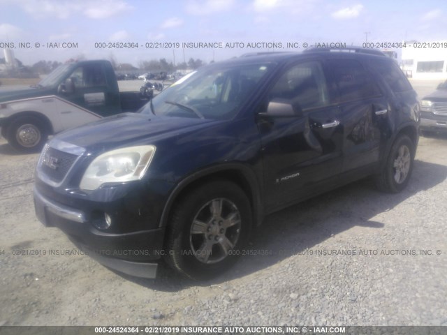 1GKER13748J283085 - 2008 GMC ACADIA SLE Navy photo 2