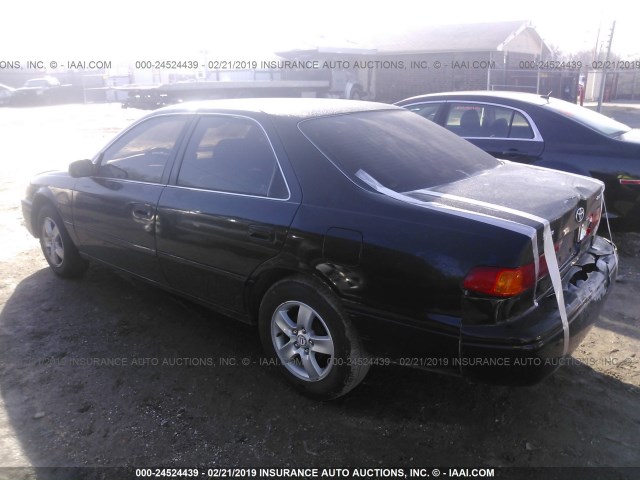 4T1BG22KX1U019594 - 2001 TOYOTA CAMRY CE/LE/XLE 黑色 照片 3