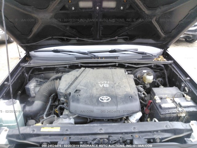5TELU4EN3AZ738230 - 2010 TOYOTA TACOMA DOUBLE CAB 黑色 照片 10