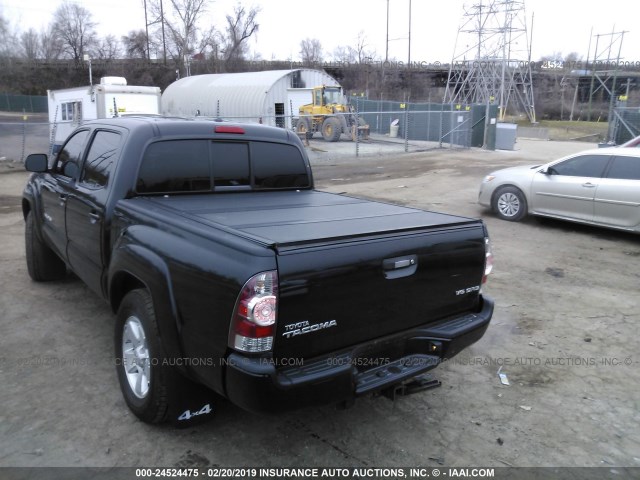 5TELU4EN3AZ738230 - 2010 TOYOTA TACOMA DOUBLE CAB 黑色 照片 3