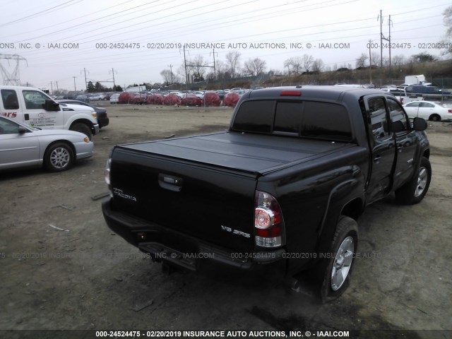 5TELU4EN3AZ738230 - 2010 TOYOTA TACOMA DOUBLE CAB 黑色 照片 4