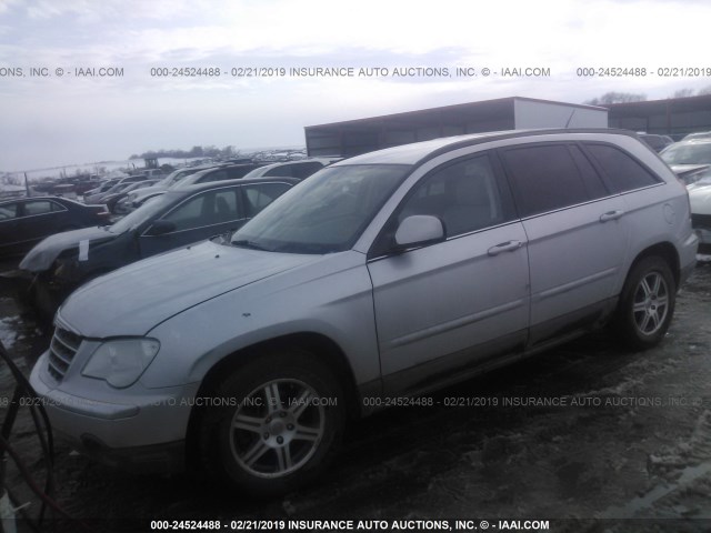 2A8GF68X97R214768 - 2007 CHRYSLER PACIFICA TOURING SILVER photo 2