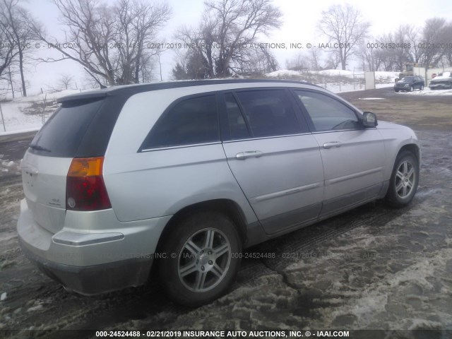 2A8GF68X97R214768 - 2007 CHRYSLER PACIFICA TOURING SILVER photo 4