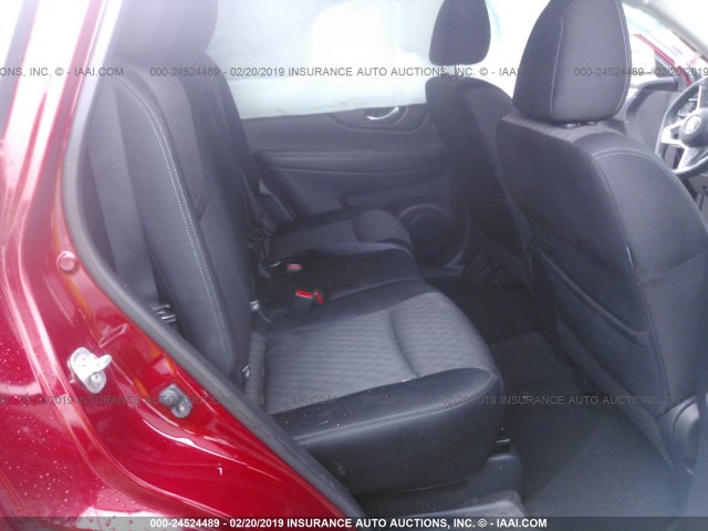 JN8AT2MT6HW383371 - 2017 NISSAN ROGUE S/SL/SV RED photo 8