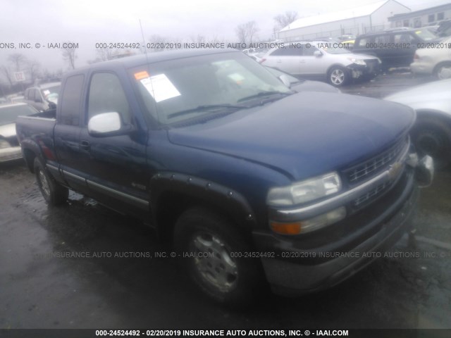 2GCEC19T021283670 - 2002 CHEVROLET SILVERADO C1500 BLUE photo 1