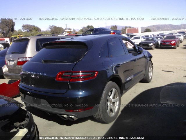 WP1AB2A55JLB33078 - 2018 PORSCHE MACAN S BLUE photo 4