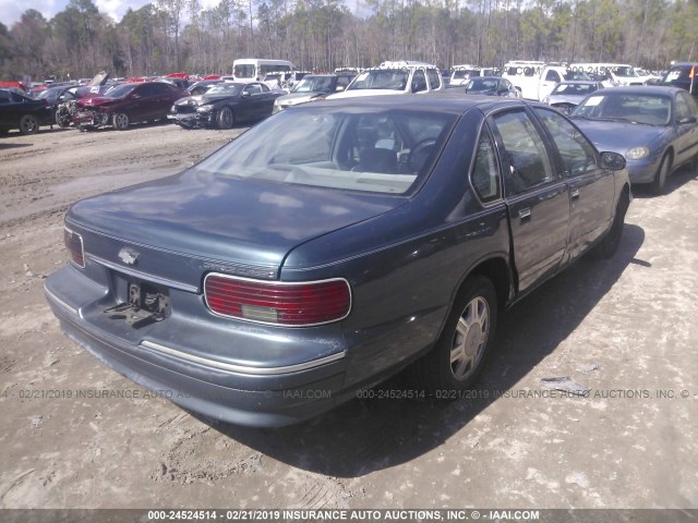 1G1BL52W9TR102775 - 1996 CHEVROLET CAPRICE CLASSIC Light Blue photo 4