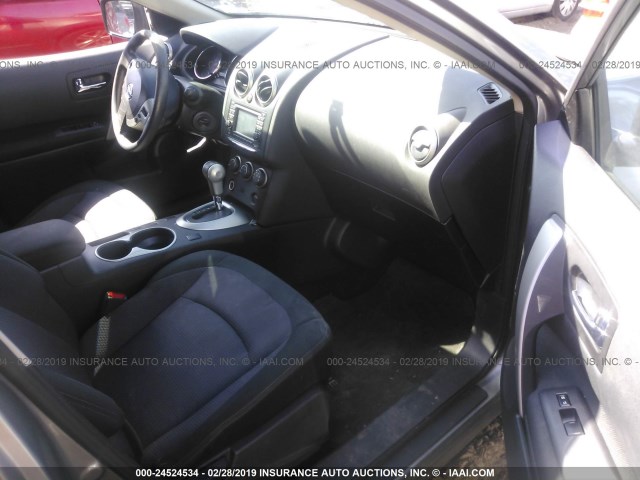 JN8AS5MV5CW710860 - 2012 NISSAN ROGUE S/SV GRAY photo 5