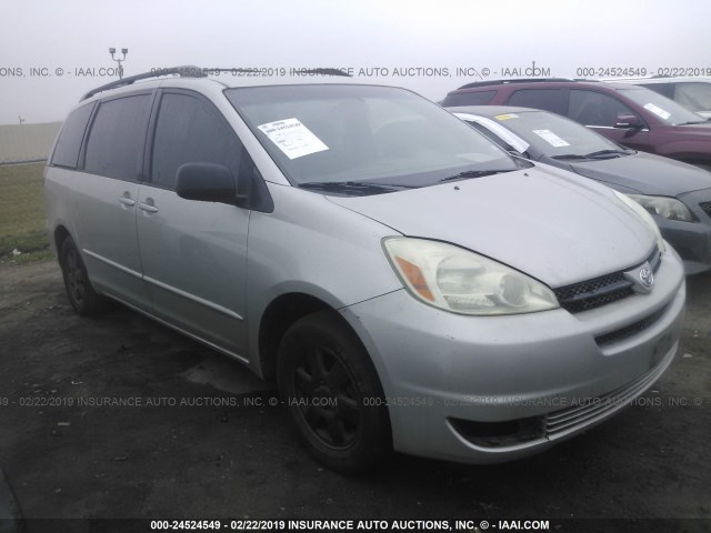 5TDZA23C04S175440 - 2004 TOYOTA SIENNA CE/LE GRAY photo 1