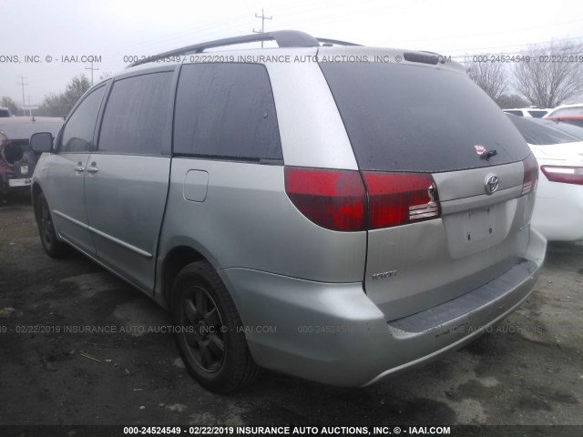 5TDZA23C04S175440 - 2004 TOYOTA SIENNA CE/LE GRAY photo 3