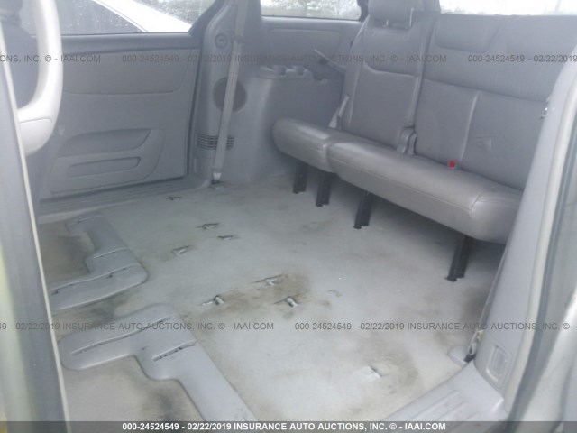 5TDZA23C04S175440 - 2004 TOYOTA SIENNA CE/LE GRAY photo 8