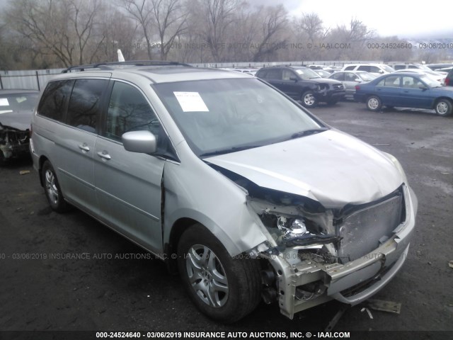 5FNRL387X6B017741 - 2006 HONDA ODYSSEY EXL SILVER photo 1