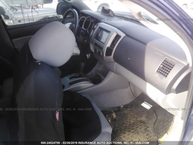 3TMMU52N58M006929 - 2008 TOYOTA TACOMA DOUBLE CAB LONG BED Көк фото 5