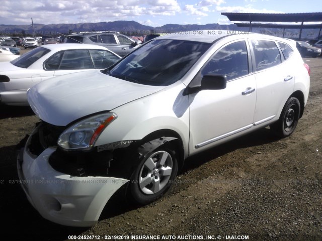 JN8AS5MT0BW167687 - 2011 NISSAN ROGUE S/SV/KROM WHITE photo 2