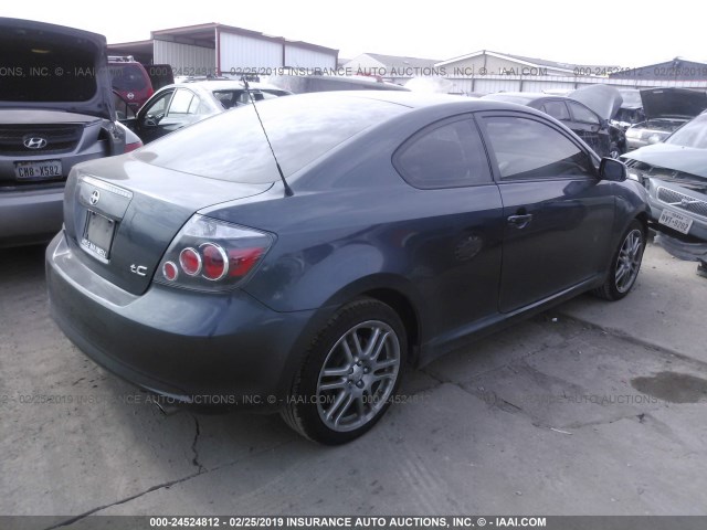 JTKDE3B70A0316913 - 2010 TOYOTA SCION TC GRAY photo 4