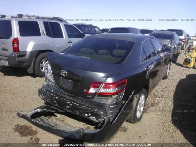 4T1BF3EKXBU755893 - 2011 TOYOTA CAMRY SE/LE/XLE 灰色 照片 4