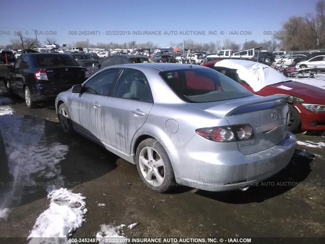 1YVHP80DX75M13051 - 2007 MAZDA 6 S SILVER photo 3