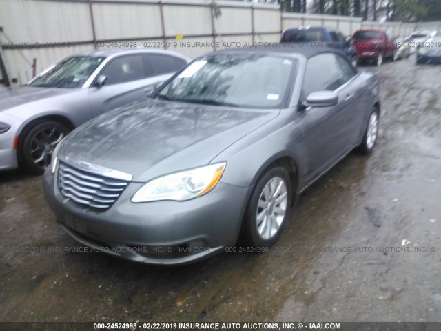 1C3BCBEB3CN162836 - 2012 CHRYSLER 200 TOURING GRAY photo 2