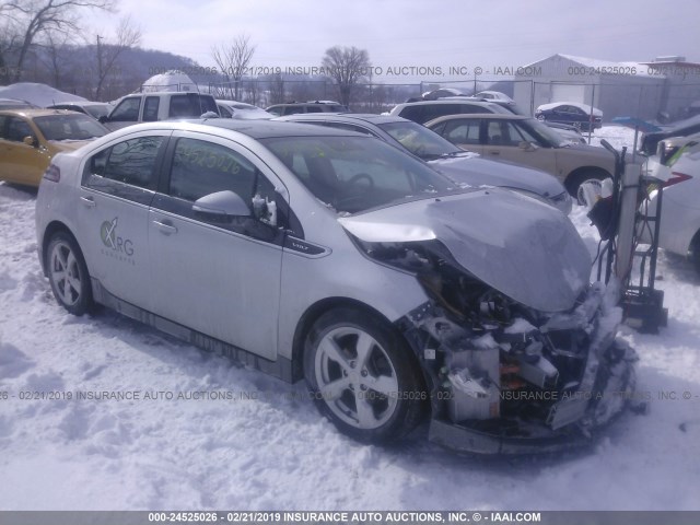 1G1RA6E47CU125540 - 2012 CHEVROLET VOLT SILVER photo 1