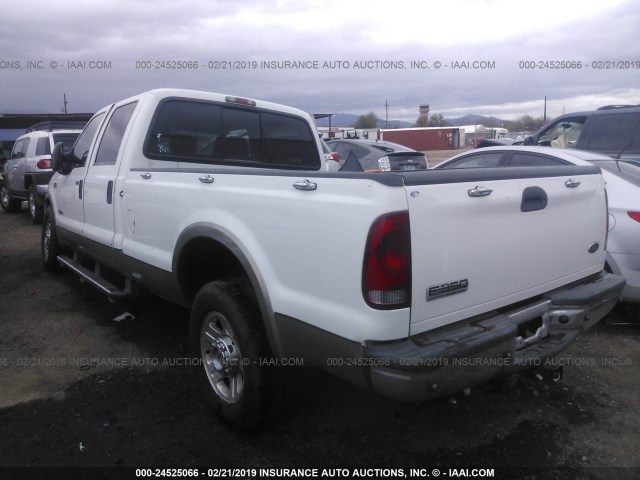 1FTWW30P97EA68706 - 2007 FORD F350 SRW SUPER DUTY WHITE photo 3