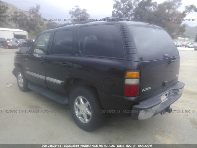 1GKEC13V64R309536 - 2004 GMC YUKON BLACK photo 3