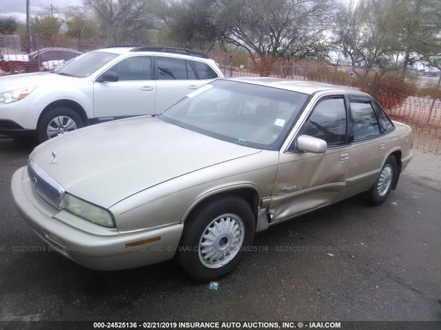 2G4WB52L8S1497794 - 1995 BUICK REGAL CUSTOM GOLD photo 2