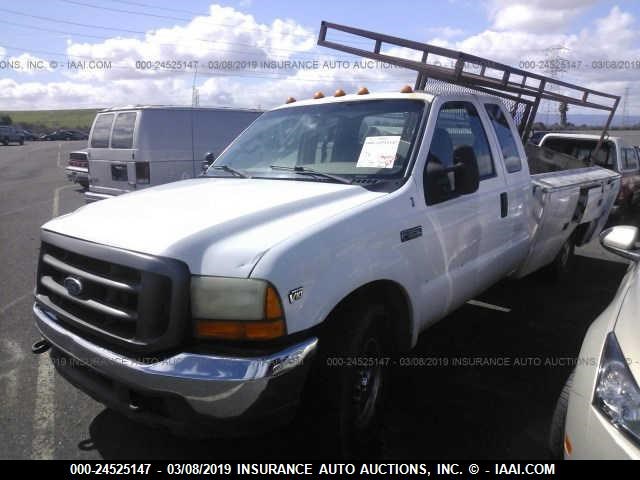 1FDSX34S4YEB52116 - 2000 FORD F350 SRW SUPER DUTY WHITE photo 2