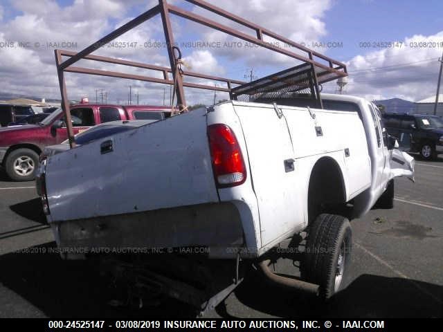 1FDSX34S4YEB52116 - 2000 FORD F350 SRW SUPER DUTY WHITE photo 4