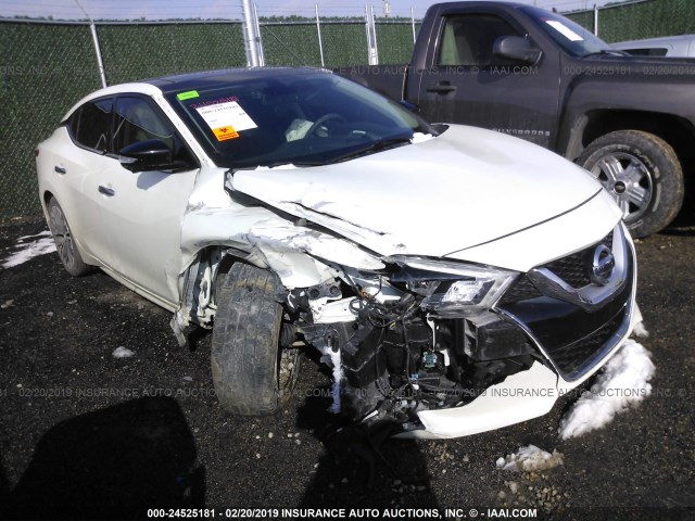 1N4AA6AP0GC387972 - 2016 NISSAN MAXIMA 3.5S/SV/SL/SR/PLAT WHITE photo 1