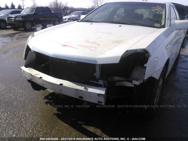 1G6DP567450190037 - 2005 CADILLAC CTS HI FEATURE V6 WHITE photo 6