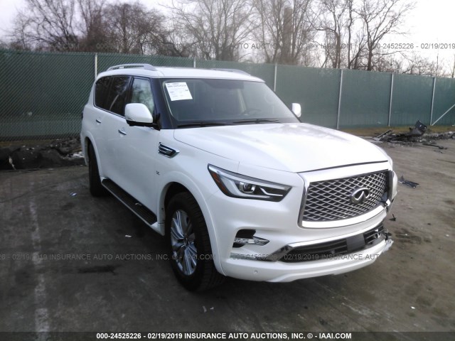 JN8AZ2NE4J9193992 - 2018 INFINITI QX80 SIGNATURE/LIMITED WHITE photo 1