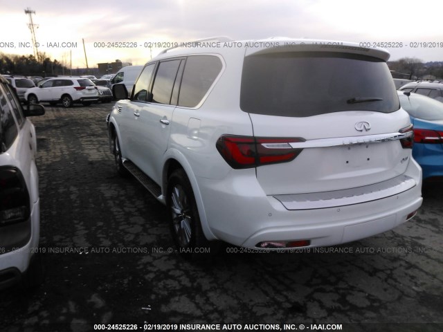 JN8AZ2NE4J9193992 - 2018 INFINITI QX80 SIGNATURE/LIMITED WHITE photo 3