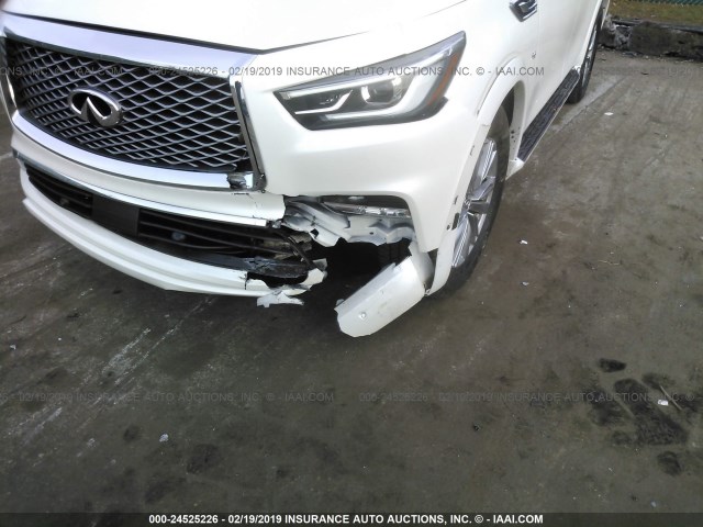 JN8AZ2NE4J9193992 - 2018 INFINITI QX80 SIGNATURE/LIMITED WHITE photo 6