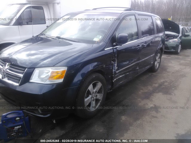 2D8HN54X99R672474 - 2009 DODGE GRAND CARAVAN SXT BLUE photo 6