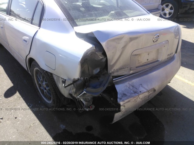 1N4AL11D56N424343 - 2006 NISSAN ALTIMA S/SL SILVER photo 6