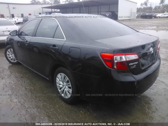 4T4BF1FK1ER407803 - 2014 TOYOTA CAMRY L/SE/LE/XLE 黑色 照片 3