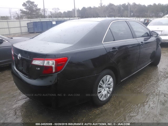4T4BF1FK1ER407803 - 2014 TOYOTA CAMRY L/SE/LE/XLE 黑色 照片 4