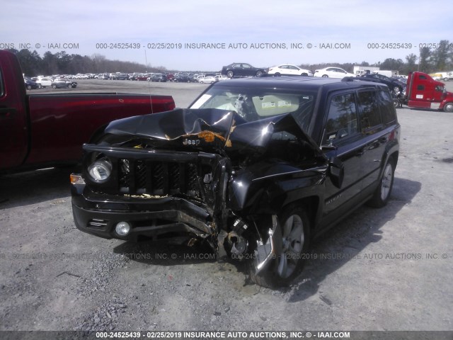 1C4NJPBB8GD791049 - 2016 JEEP PATRIOT SPORT BLACK photo 2