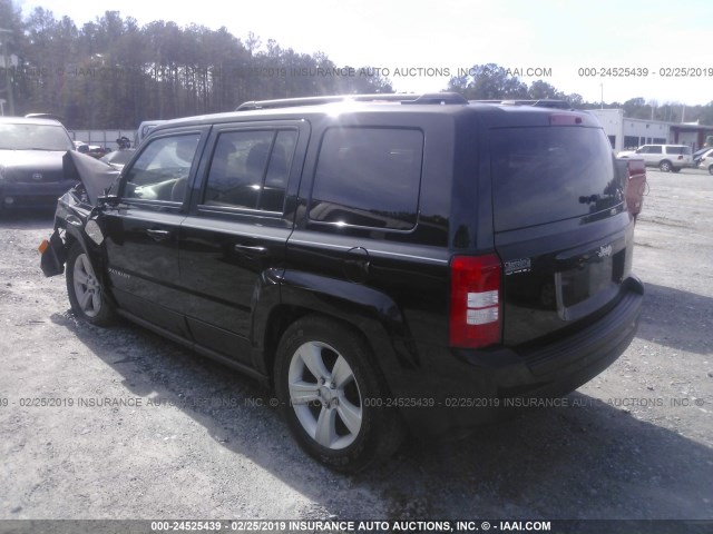 1C4NJPBB8GD791049 - 2016 JEEP PATRIOT SPORT BLACK photo 3