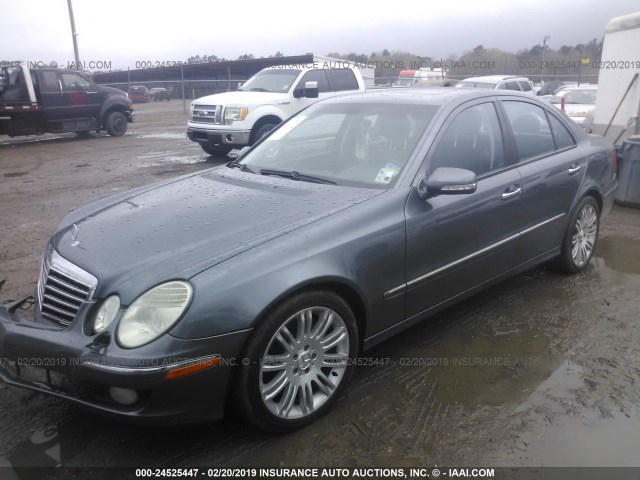 WDBUF56X07B088031 - 2007 MERCEDES-BENZ E 350 GRAY photo 2