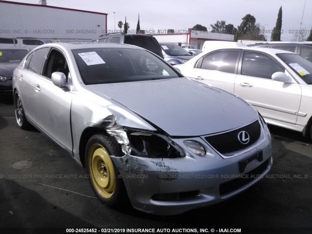 JTHBH96S665010752 - 2006 LEXUS GS GENERATION 200 300 SILVER photo 1